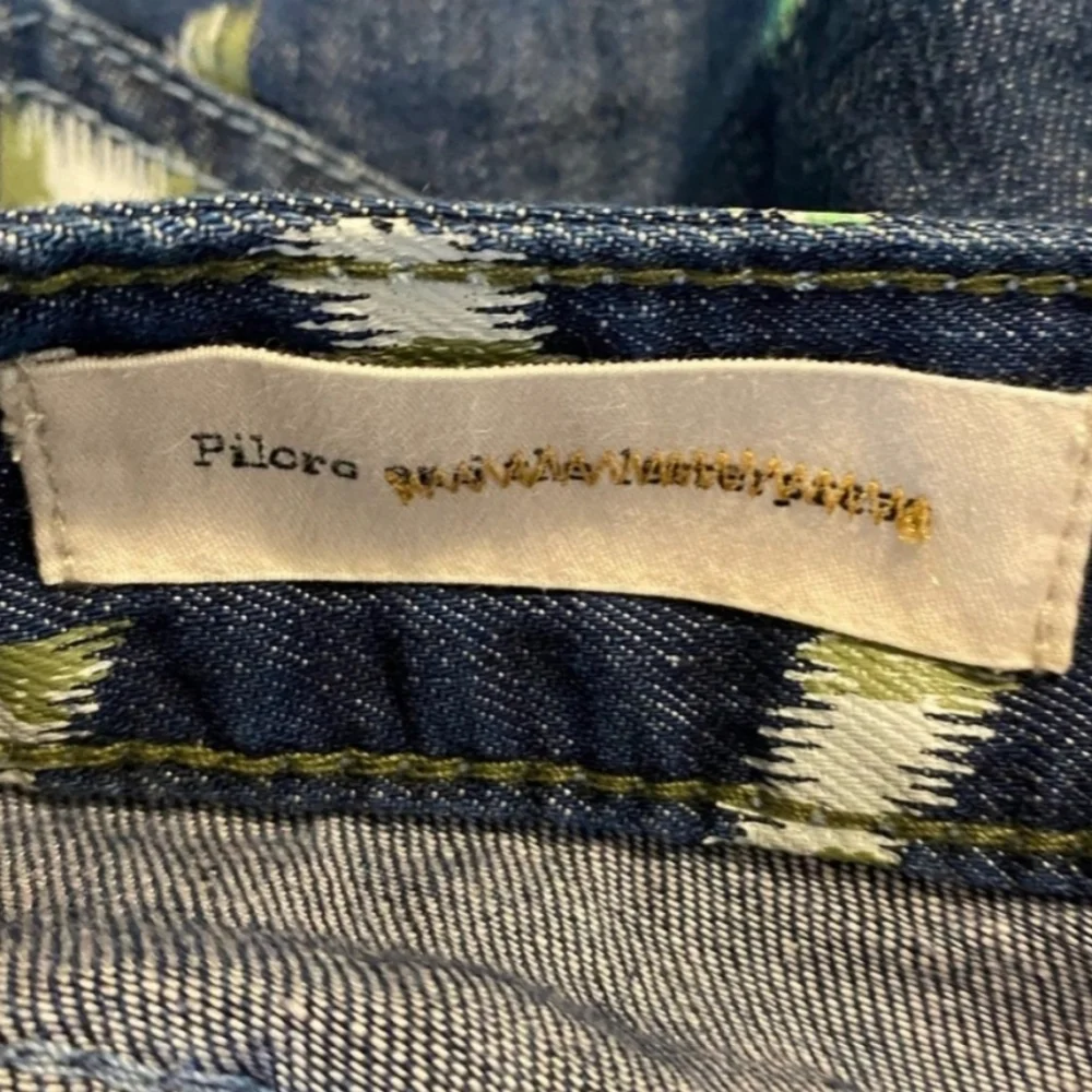 Anthropologie Pilcro and the Letterpress Ikat Print Denim Shorts - Size 27 - Picture 3 of 5